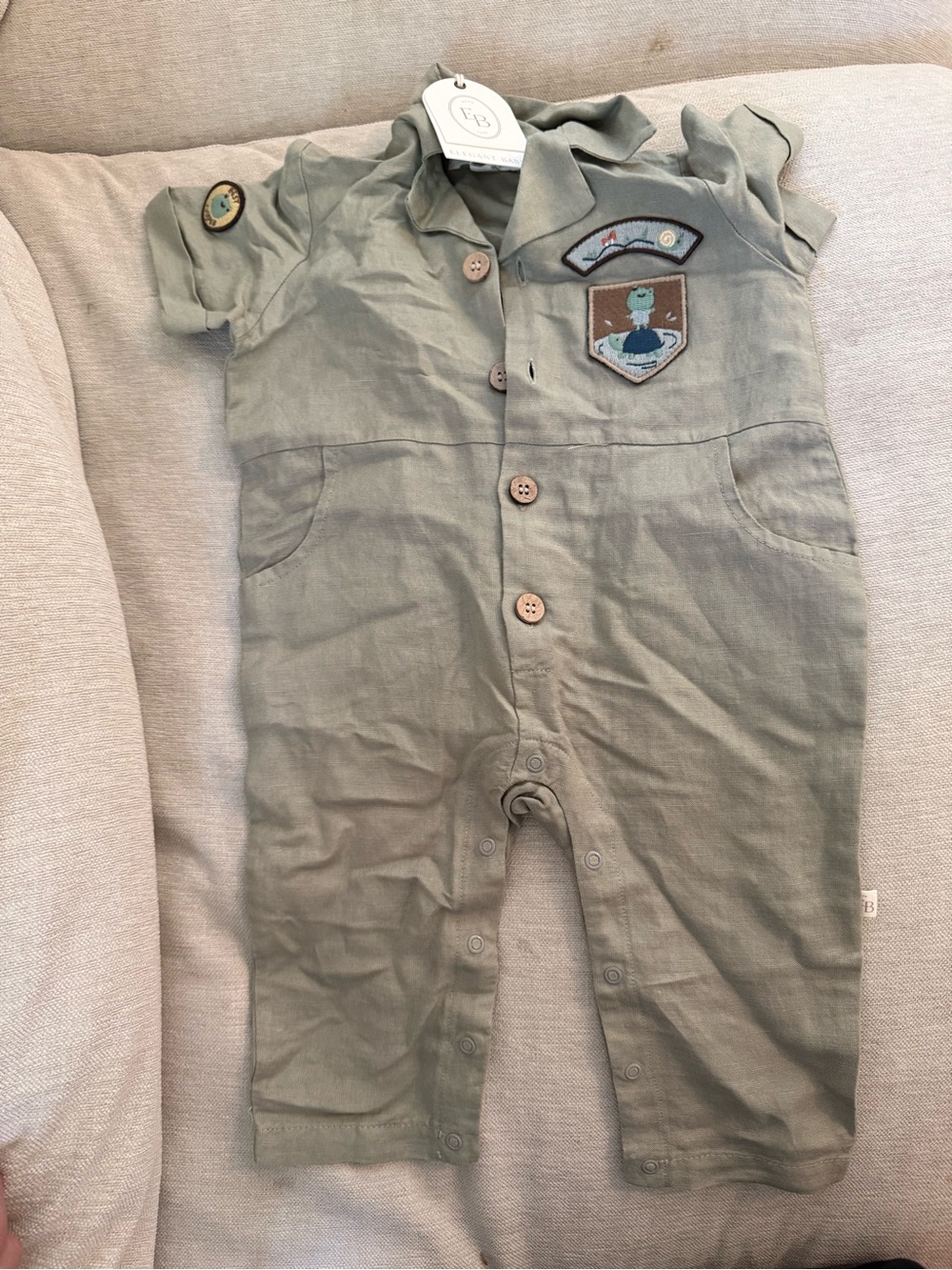 Elegant Baby Safari Jumper